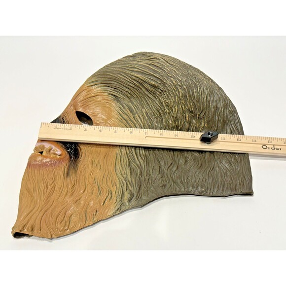 2010 Official Lucasfilm Star Wars Chewbacca Wookiee Latex Mask Halloween (A5) - Picture 10 of 11